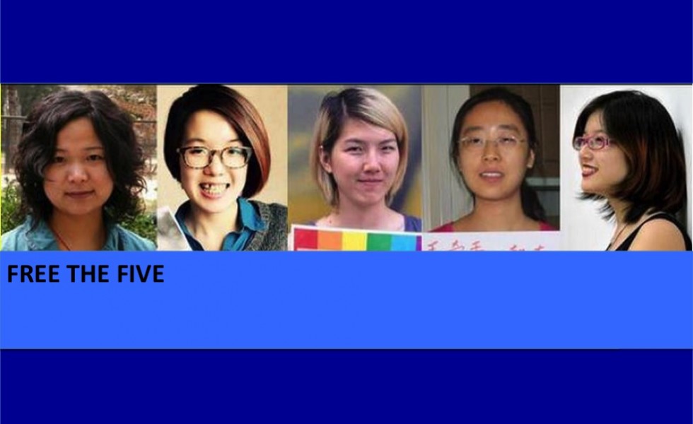 Five young feminists from Chinese Authorities